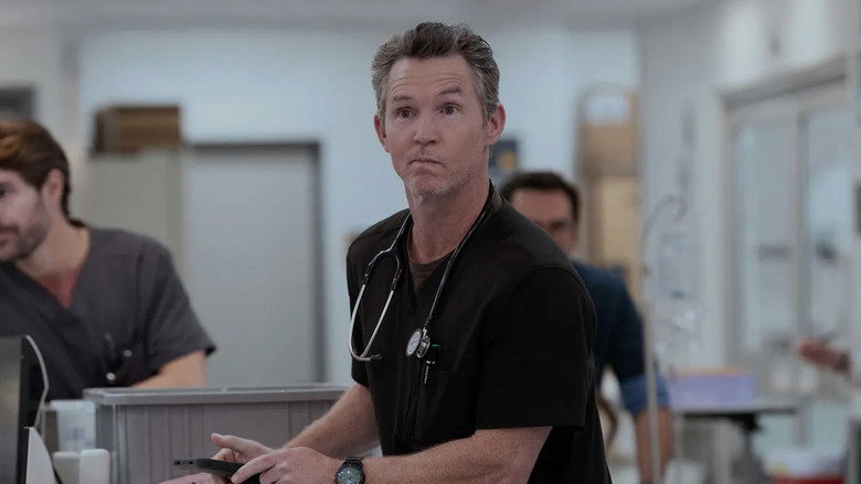 Dr. Langdon on the emergency department floor